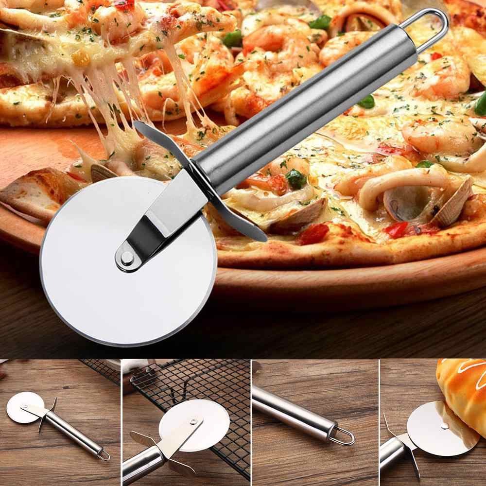 Stainless Steel Pizza Single Wheel Cut Tools Household Pizza Knife Cake Tools Wheel Use For Waffle Cookies