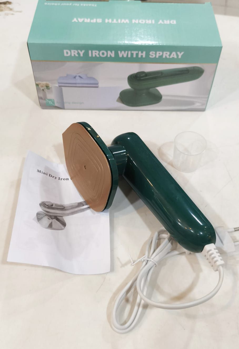 Mini Electric Portable Iron – Wet & Dry Travel Garment Steamer