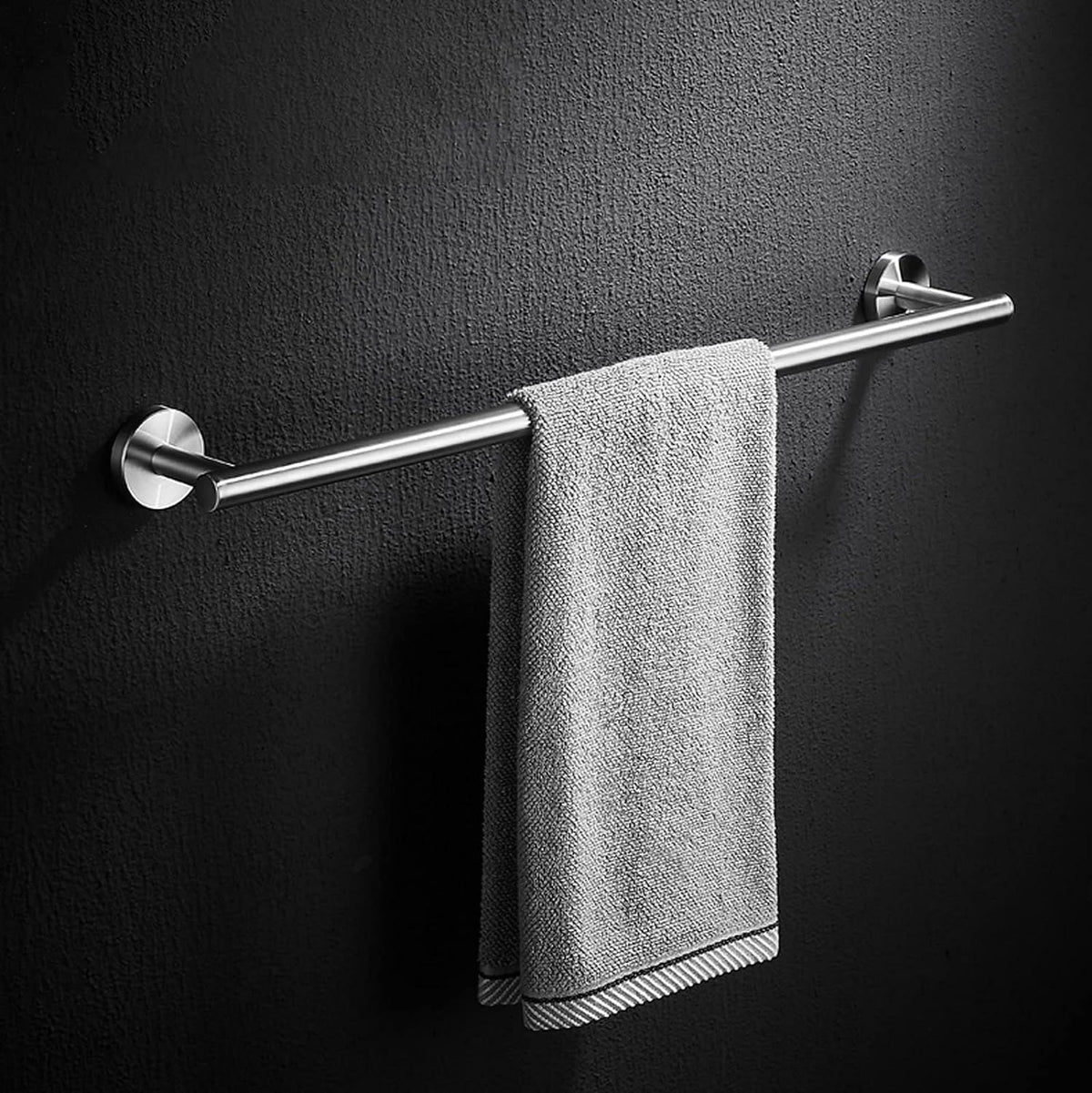 Stainless Steel Wall Mounted Towel Rail | Durable Rust Resistant Bathroom Organizer