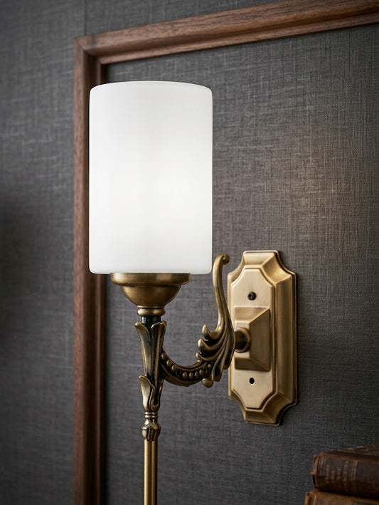 Modern Wall Lamp with Feather Design